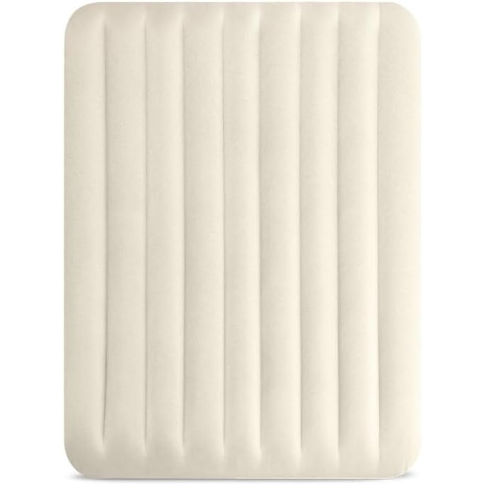 Надувний матрац Intex Queen Dura-Beam Series, бежево-сірий, один