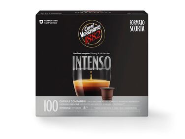 Капсули для кавомашини Nespresso Caffè Vergnano 1882 Intenso, 100 шт