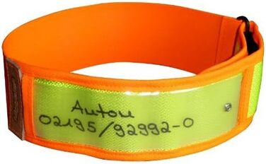 Нашийник для собак Niggeloh Warnhalsung, жовтий, S/M