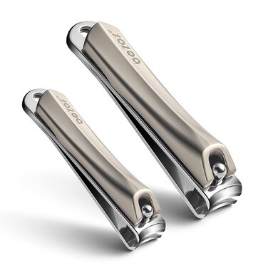 Набір для стрижки нігтів BEZOX 3 шт. з нержавіючої сталі для товстих нігтів. Професійний нігтеріз, ножиці для нігтів. Гострий та гладкий зріз. Підходить для нігтів на руках та ногах (пряма/вигнута/скошена клинка). Колір: Темне золото