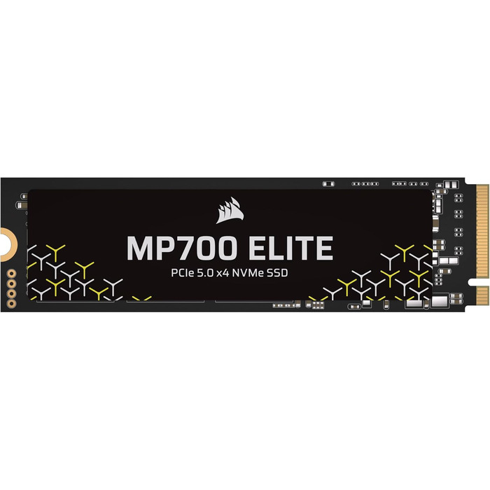 SSD Corsair MP700 Elite 2TB PCIe 5.0 NVMe M.2 – Швидкість до 10000 МБ/с, без радіатора