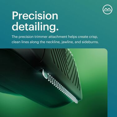 Електричний триммер MANSCAPED® The Chairman™ Plus: 2 змінні насадки, SkinSafe®-фільтр, USB-C зарядка, ніжний до шкіри