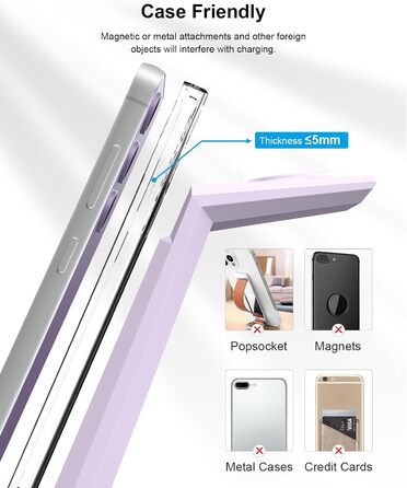 Зарядна станція NANAMI 3-в-1 для Samsung Galaxy Watch, Buds та смартфонів (S25, S24, S23) - бездротова, індукційна, фіолетова