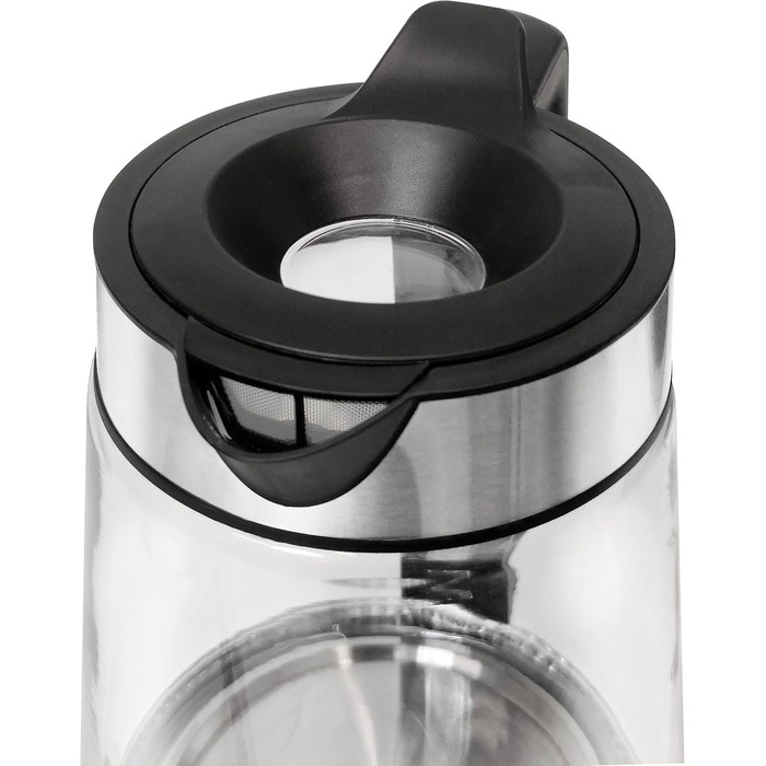 Скляний чайник SILVA SCHNEIDER KL-G 2007, 1.7 л, 2200 Вт, з кришкою Easy-Fill