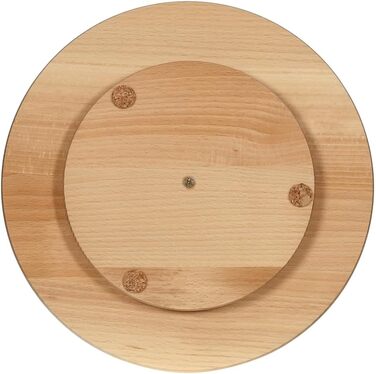 Bütic Wooden Turntable, Lazy Susan, Rotating Cabinet, Serving Tray, Item Size: 45cm Diameter