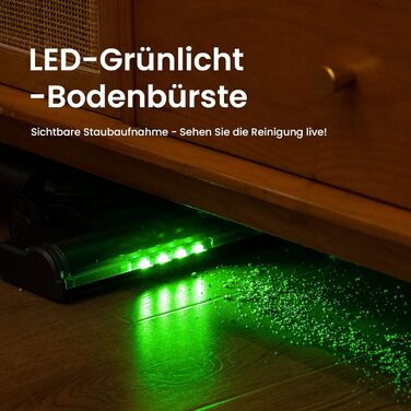 Акумуляторний пилосос Suirviz бездротовий, 40000Pa/500W, 45 хв роботи, самостійна парковка, легкий, для твердих поверхонь, килимів, шерсті тварин, фіолетовий