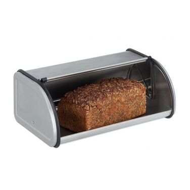 Relaxdays Stainless Steel Bread Box