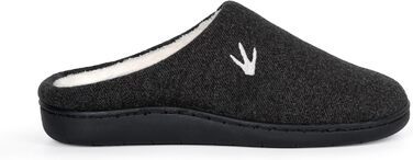 Теплі домашні тапочки для жінок та чоловіків з антиковзкою підошвою – Утеплені зимові пантофлі | Memory Foam HOD06 40/41 EU Чорні