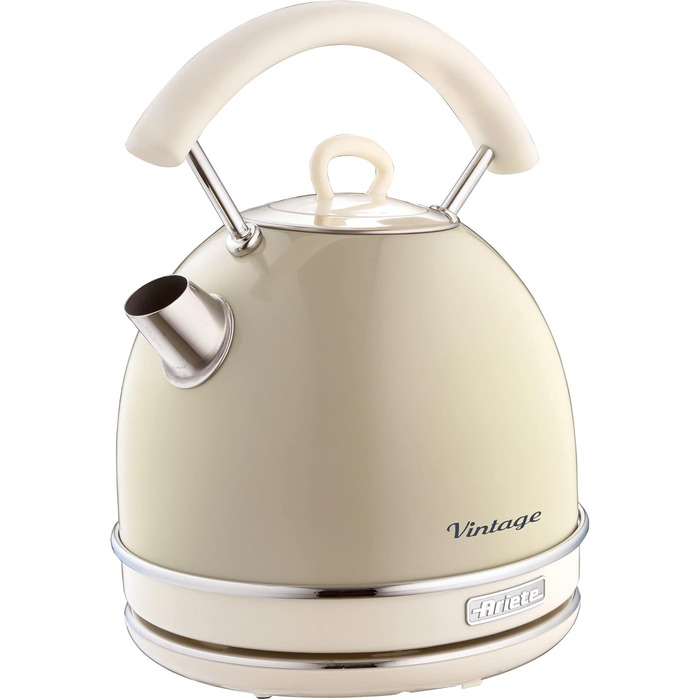 Ariete Vintage Electric Kettle - 1.7L, 2000W - Green/Beige