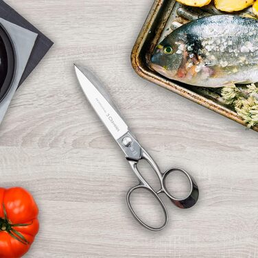 Професійні кухонні ножиці 3 Claveles, нержавіюча сталь, 20 см, блискучі