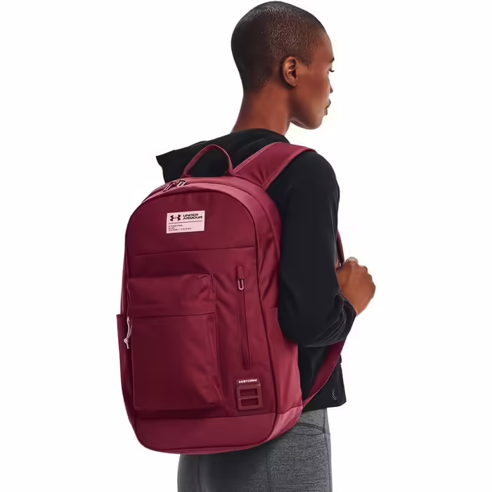 Under Armour Unisex Halftime Backpack Backpacks (League Red (626)/Micro Pink)