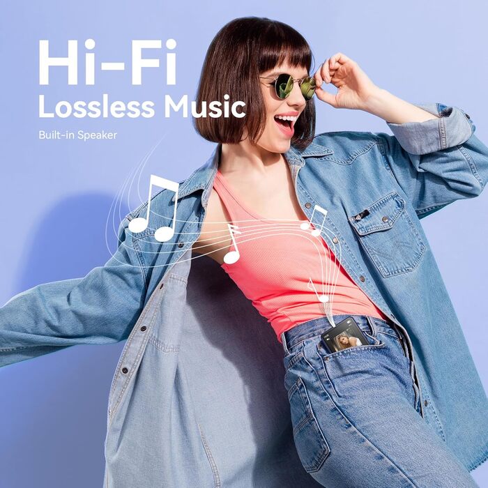 MP3 плеєр GPTEK з Bluetooth 5.3, 2.8