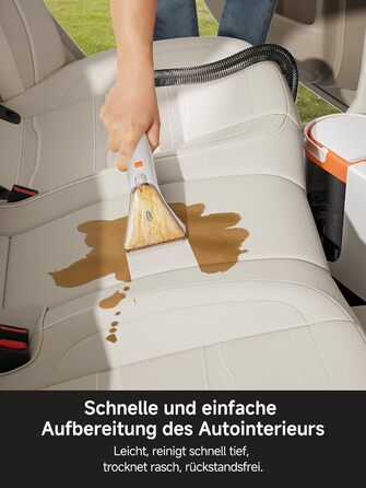 Uwant B300 Pro: Професійний очищувач меблів та килимів, 18000 Па, для диванів, килимів та матраців