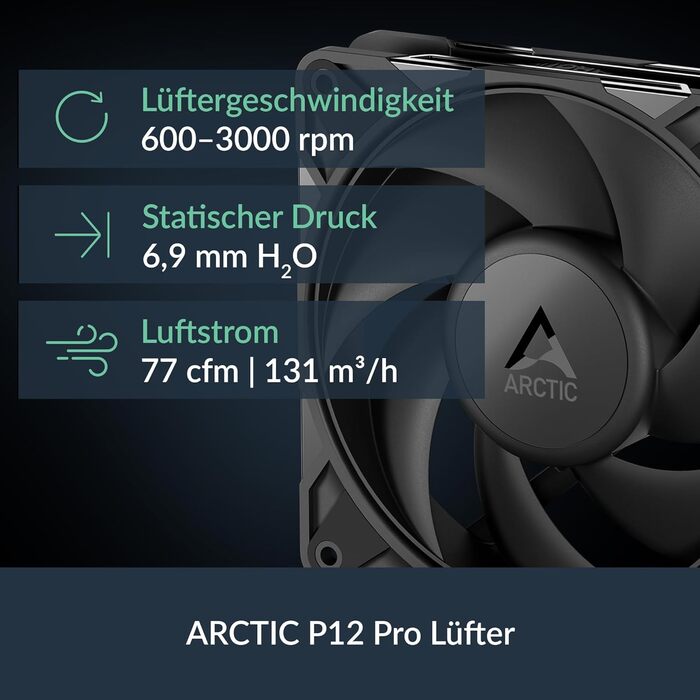 ARCTIC Liquid Freezer III Pro 360 - Світлодіодна рідинна система охолодження ПК, AIO, 3x120 мм, радіатор 38 мм, PWM-насос, вентилятор VRM, AMD AM5/AM4, Intel LGA1851/1700, чорний