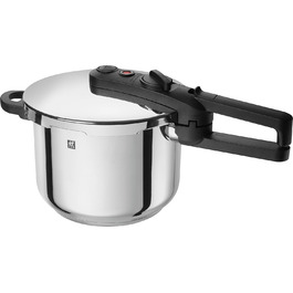 Швидкозварювальна скороварка ZWILLING EcoQuick II, 6 л, Ø 22 см, нержавіюча сталь 18/10, для всіх типів плит, індукція