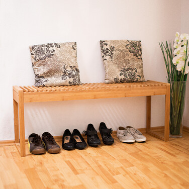 Relaxdays Bamboo Bench