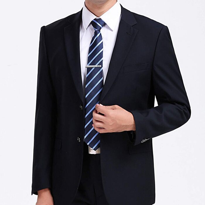 Затискач для краватки YADOCA 10-12 шт. Slim, набір для бізнесу, подарункова коробка