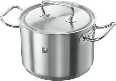 ZWILLING Twin Classic Saucepan with Lid, 6 L, Induction-compatible, Stainless Steel (20 cm)
