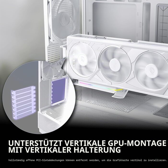 Корпус для ПК Antec Flux Midi Tower, чорний/білий, Gaming Case