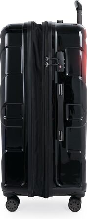 Чохол-валіза Suitline з жорстким корпусом, XL, 76 см, 96-110 літрів, ABS, матовий, червоний (Neon Red), з TSA-замком