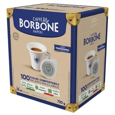 Кава в пріодах Caffe Borbone Miscela Blu ESE 44мм, міцна суміш (Original), 100 шт
