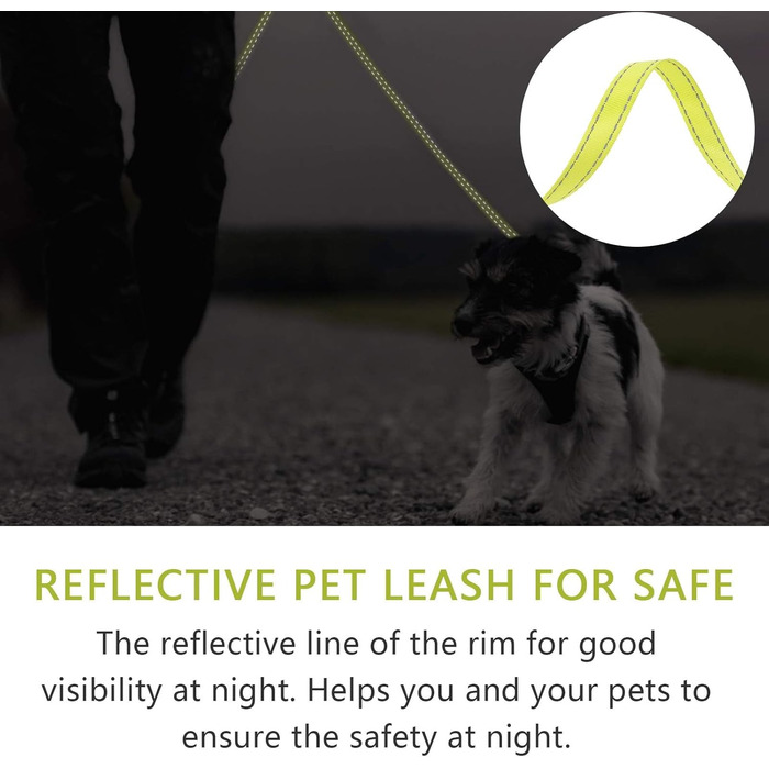 Висувна поводок для собак, 5 м, міцний поводок-рулетка з неслизькою ручкою та кнопкою швидкого гальмування, для великих собак до 50 кг, (зелений)