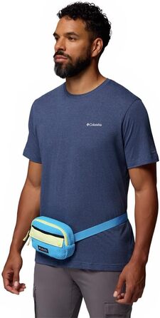 Рюкзак Columbia Helvetia 2 Hip - унісекс (12.1 x 21.1 x 8.1 см, Compass Blue, Citron Haze, Black)