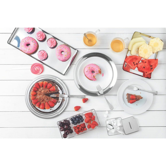 Цукорниця Tramontina CHÁ E CAFÉ з нержавіючої сталі (квадратна)