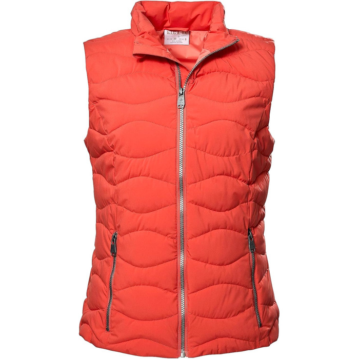 Жіноча функціональна жилетка G.I.G.A. DX з імітацією пуху, зелена (40, червоний)