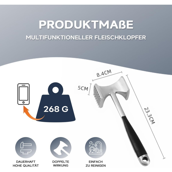 Кухонний молоток для м'яса, ніж для відбивання стейків та птиці, кухонний інструмент для м'яса