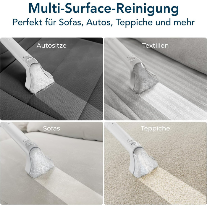 Портативний мийник для м'яких меблів та килимів – мийний пилосос для килимів, м'яких меблів, автосидінь та диванів