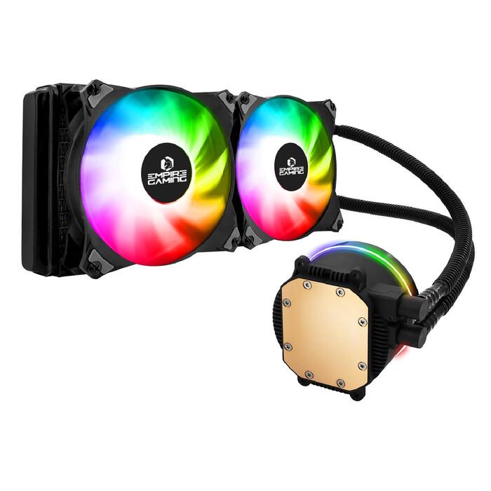 Система водяного охолодження EMPIRE GAMING Guardian G-V20 AIO 240мм для ПК – CPU, RGB, Intel/AMD