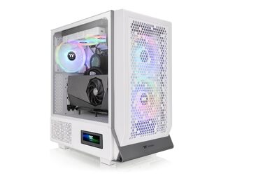 Корпус для ПК Thermaltake Ceres 300 TG ARGB Snow, Mid-Tower, ATX/E-ATX, 3x140мм вентилятори, загартоване скло, підтримка радіатора 360мм, білий