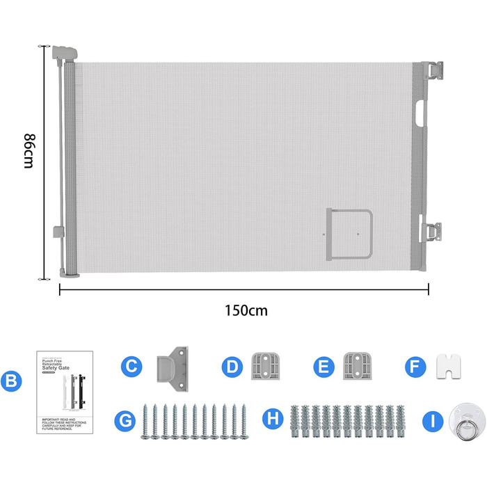 Клітка для цуценят/малих тварин 8 секцій, загон для собак з захисним тентом, гнучкий та складаний, 80*60 см, 8 шт.