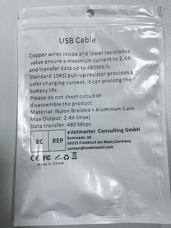 Кабель USB Type-C, 3 шт. (3M+2M+1M) для Samsung, Huawei, Xiaomi. Швидка зарядка, передача даних, нейлон.