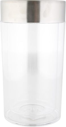 Охолоджувач для пляшок Axentia, прозорий, для вина, шампанського, солодких напоїв, подвійні стінки, Ø 12 x 19.5 см