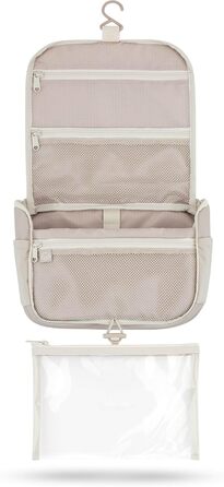 Чоловіча та жіноча косметичка Johnny Urban Kulturtasche Logan чорного кольору - велика, для подорожей, з прозорим кишеньком для рідин (ручна поклажа)