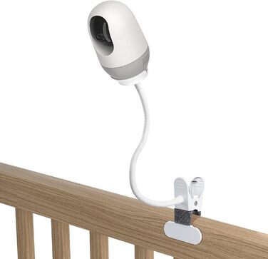Кріплення для дитячого монітора Holaca, сумісне з Nooie Babyphone та камерами Nooie 2K, Wi-Fi (білий)