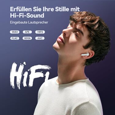 MP3-плеєр AGPTEK 64GB з Bluetooth 5.3, TFT-екраном 2.4