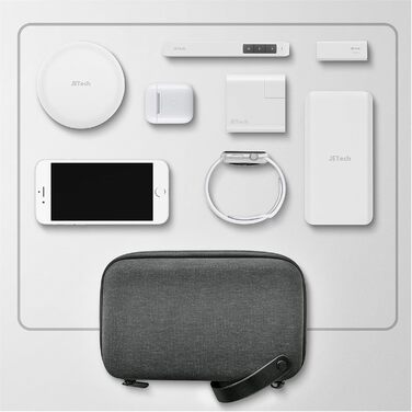 Органайзер JETech для аксесуарів, кейс для гаджетів: MacBook, кабель, USB, Powerbank