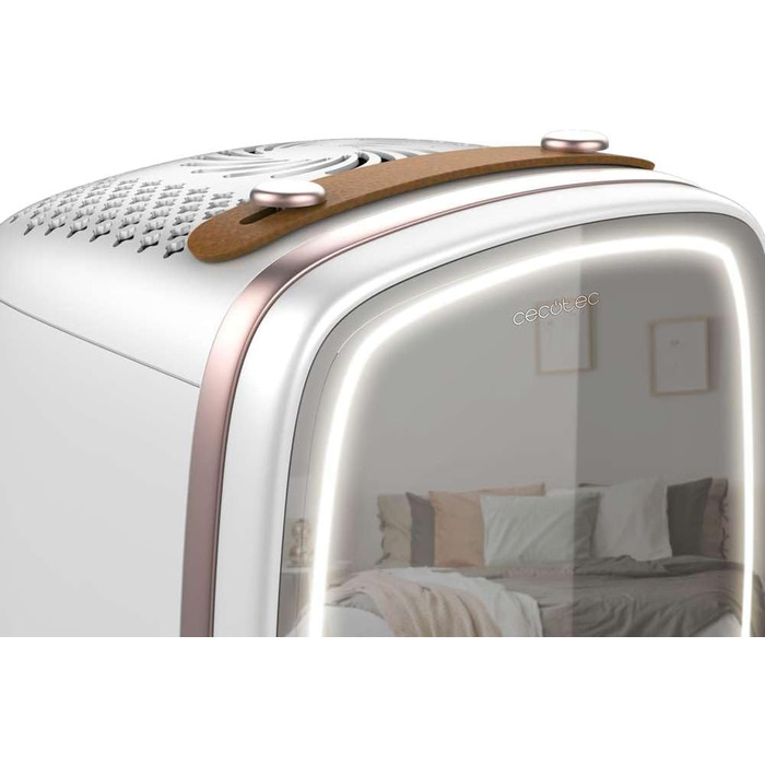 Міні-холодильник для косметики Cecotec Bamba CoolingBeauty 6000 з дзеркалом, 6л, білий