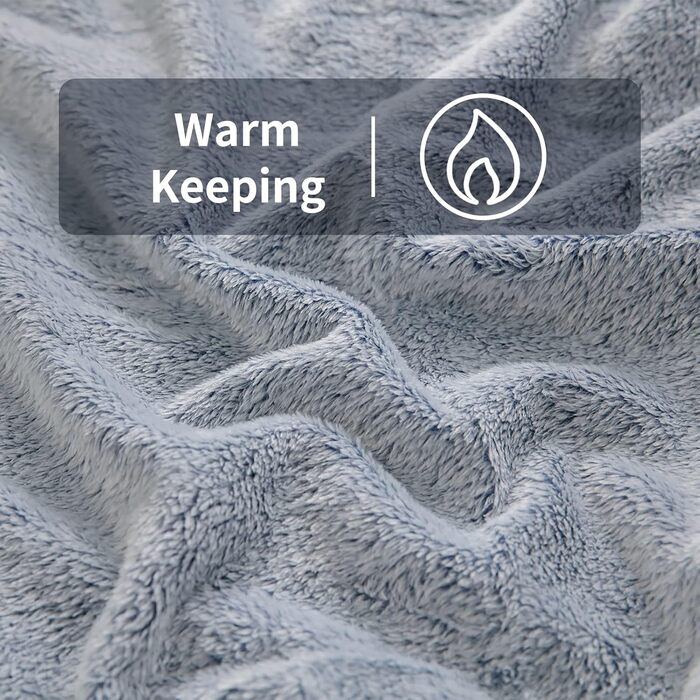 Плед з флісу FIBER HOUSE: теплий, м'який, 150x200 см, колір коричневий (Leopard)