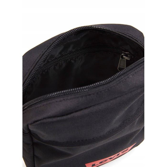 Чоловіча сумка-месенджер Levi's Mini Crossbody Solid Batwing, чорна