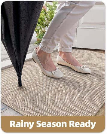 Килимок для дому COLOR&GEOMETRY Klein Schmutzfangmatte, 43x75 см, бежевий