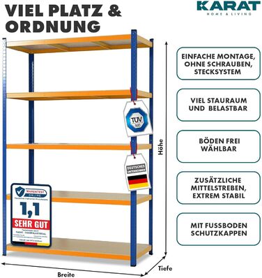 KARAT TitanRack Big Heavy-Duty Shelving Unit