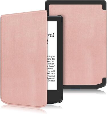 Чохол для Pocketbook Verse PB629 / Verse Pro PB634 - Flip Cover з авто-перемиканням, Рожеве золото