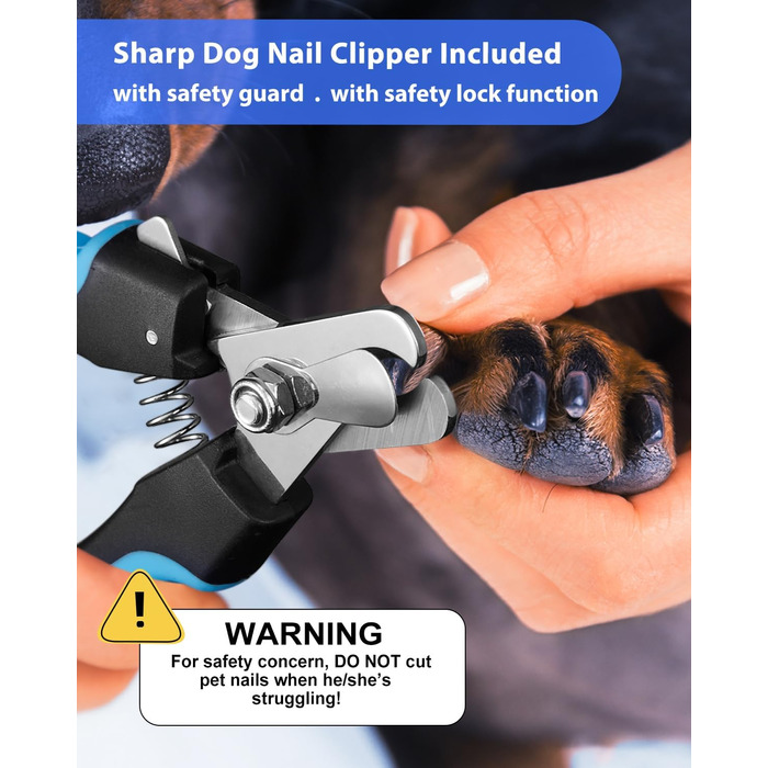 Електричний точилка для кігтів собак YABIFE - тиха, 3 швидкості, для маленьких та великих собак та котів