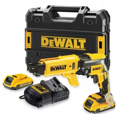 Гіпсокартонний шурупокрут DEWALT 18V DCF620P2K з 2 АКБ по 5.0Аг та кейсом TSTAK