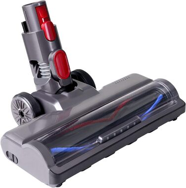 Насадка для пилососа Dyson V7, V8, V10, V11, V15, PHALIPIC, сіра, з переднім світлом, для твердих поверхонь та килимів