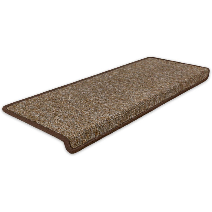 Kettelservice-Metzker Rambo Step Mats in a 15-Piece Value Pack, Half-Round, Brown